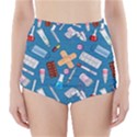 Medicine Pattern High-Waisted Bikini Bottoms View1