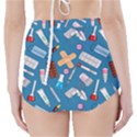 Medicine Pattern High-Waisted Bikini Bottoms View2