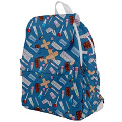 Medicine Pattern Top Flap Backpack by SychEva