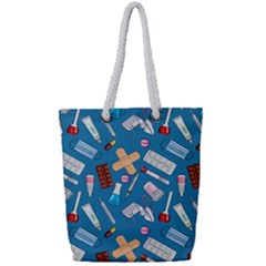 Medicine Pattern Full Print Rope Handle Tote (small) by SychEva