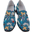 Medicine Pattern Women s Chunky Heel Loafers View1