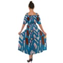 Medicine Pattern Shoulder Straps Boho Maxi Dress  View2