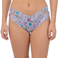 Medicine Double Strap Halter Bikini Bottoms