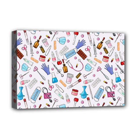 Medical Deluxe Canvas 18  X 12  (stretched) by SychEva