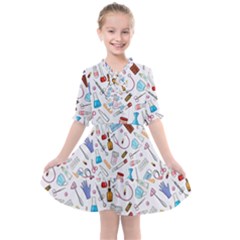 Medical Kids  All Frills Chiffon Dress by SychEva