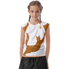 Animal Cat Pet Feline Mammal Kids  Raglan Cap Sleeve Tee by Semog4