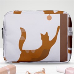 Animal Cat Pet Feline Mammal Make Up Pouch (large) by Semog4