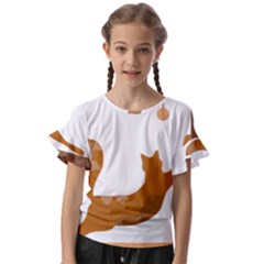 Animal Cat Pet Feline Mammal Kids  Cut Out Flutter Sleeves by Semog4