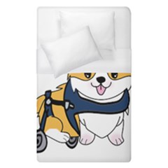 Puppy Cartoon Corgi Duvet Cover (single Size) by Semog4