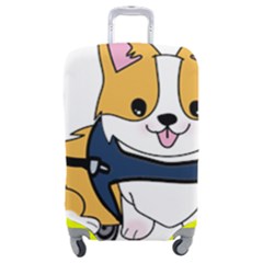 Puppy Cartoon Corgi Luggage Cover (medium) by Semog4