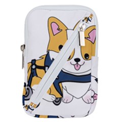 Puppy Cartoon Corgi Belt Pouch Bag (large) by Semog4