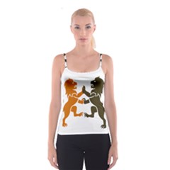 Lions Animals Wild Cats Spaghetti Strap Top by Semog4