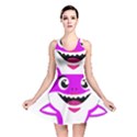 Purple Shark Fish Reversible Skater Dress View1