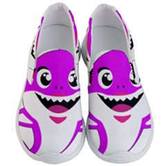 Purple Shark Fish Men s Lightweight Slip Ons by Semog4