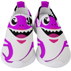 Purple Shark Fish Kids  Slip On Sneakers by Semog4