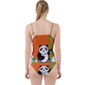 Panda Animal Orange Sun Nature Cut Out Top Tankini Set View2