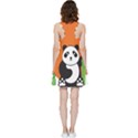 Panda Animal Orange Sun Nature Inside Out Racerback Dress View2