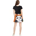 Panda Animal Orange Sun Nature Waistband Skirt View2