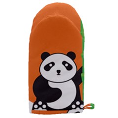 Panda Animal Orange Sun Nature Microwave Oven Glove by Semog4