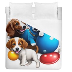 Cute Dog Dogs Animal Pet Duvet Cover (queen Size) by Semog4