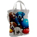 Cute Dog Dogs Animal Pet Canvas Messenger Bag View2