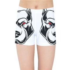 Dog Animal Mammal Bulldog Pet Kids  Sports Shorts by Semog4