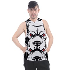 Dog Animal Mammal Bulldog Pet Men s Sleeveless Hoodie by Semog4