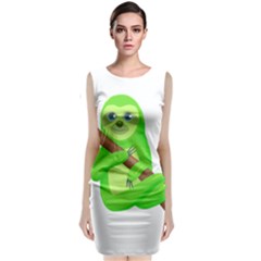 Sloth Branch Cartoon Fantasy Classic Sleeveless Midi Dress by Semog4