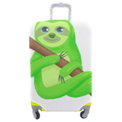 Sloth Branch Cartoon Fantasy Luggage Cover (medium) by Semog4