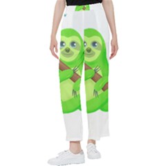 Sloth Branch Cartoon Fantasy Women s Pants  by Semog4