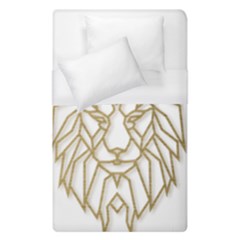 Lion Face Wildlife Crown Duvet Cover (single Size) by Semog4