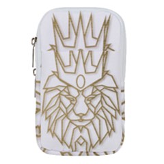 Lion Face Wildlife Crown Waist Pouch (large) by Semog4