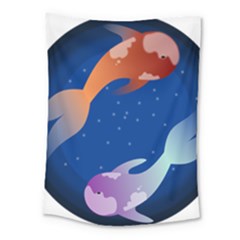 Koi Fish Carp Water Nature Animal Medium Tapestry by Semog4