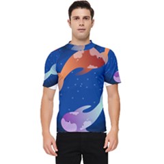 Koi Fish Carp Water Nature Animal Men s Short Sleeve Rash Guard by Semog4