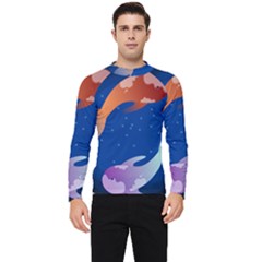 Koi Fish Carp Water Nature Animal Men s Long Sleeve Rash Guard by Semog4