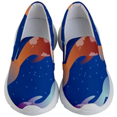 Koi Fish Carp Water Nature Animal Kids Lightweight Slip Ons by Semog4