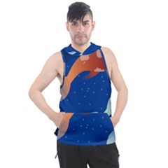 Koi Fish Carp Water Nature Animal Men s Sleeveless Hoodie by Semog4