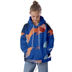 Koi Fish Carp Water Nature Animal Kids  Oversized Hoodie by Semog4