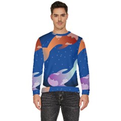 Koi Fish Carp Water Nature Animal Men s Fleece Sweatshirt by Semog4