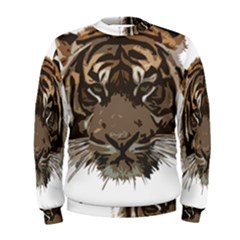 Tiger Comic Cartoon Animal Men s Sweatshirt by Semog4