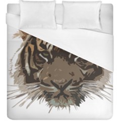 Tiger Comic Cartoon Animal Duvet Cover (king Size) by Semog4