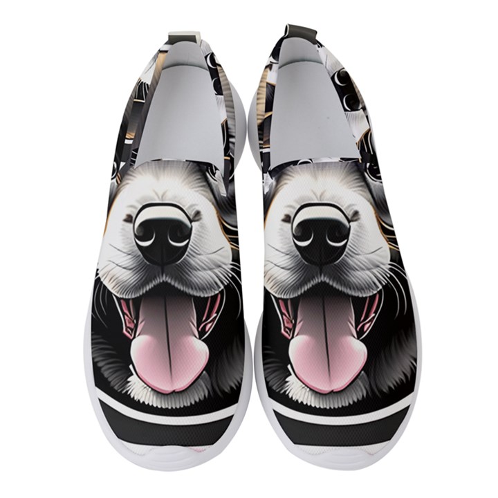 Dog Animal Puppy Pooch Pet Women s Slip On Sneakers