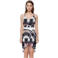 Dog Animal Puppy Pooch Pet Wrap Frill Dress