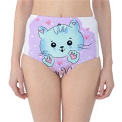 Cat Valentine-s Day Valentine Classic High-waist Bikini Bottoms