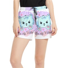 Cat Valentine-s Day Valentine Women s Runner Shorts by Semog4