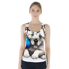 Dog Animal Pet Puppy Pooch Racer Back Sports Top by Semog4