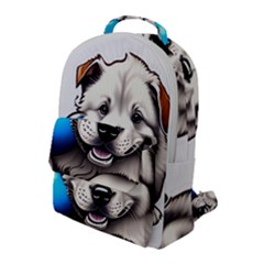 Dog Animal Pet Puppy Pooch Flap Pocket Backpack (large) by Semog4