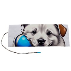 Dog Animal Pet Puppy Pooch Roll Up Canvas Pencil Holder (s) by Semog4