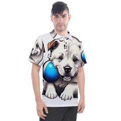 Dog Animal Pet Puppy Pooch Men s Polo Tee by Semog4