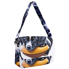 Dog Animal Cute Pet Puppy Pooch Courier Bag by Semog4